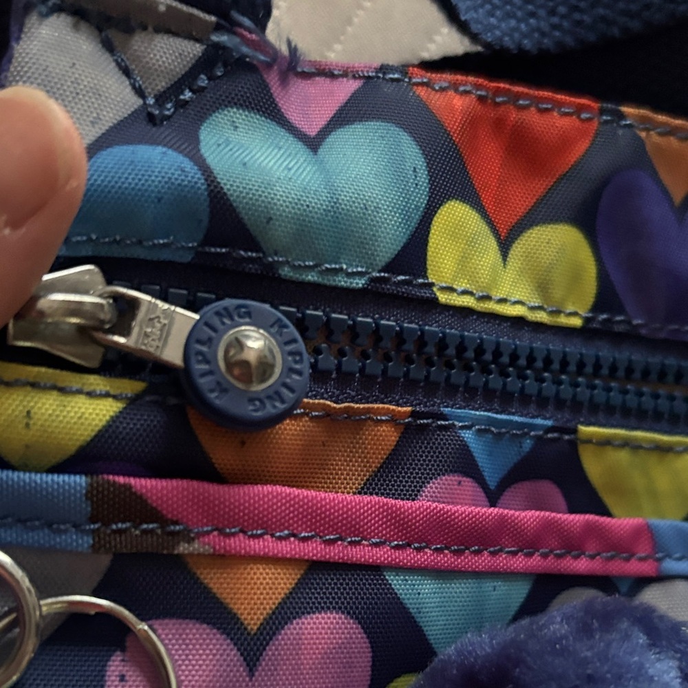 Kipling Multicolor Heart Crossbody Bag - Picture 9 of 9